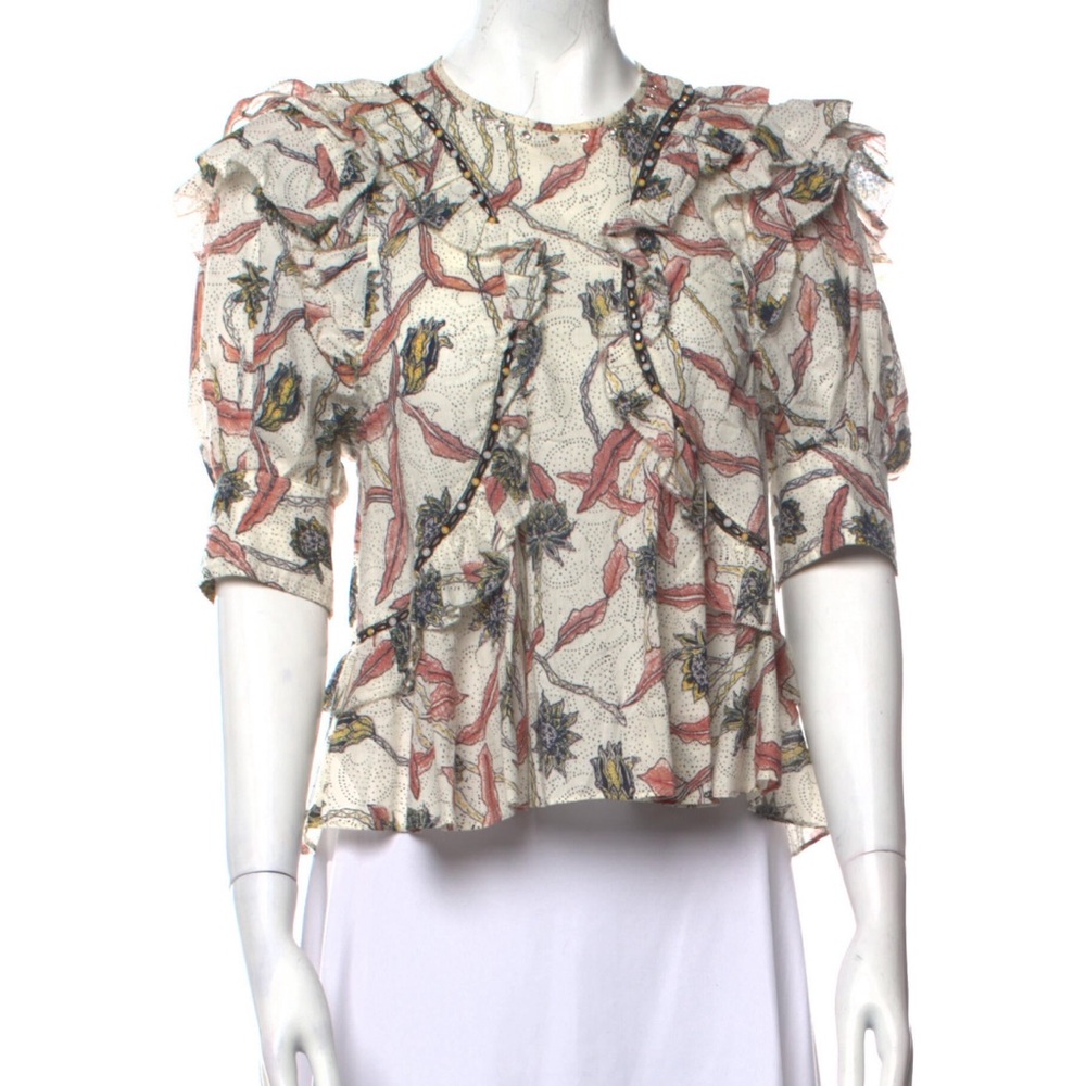 Isabel Marant Ruffle Top - Picture 3 of 4